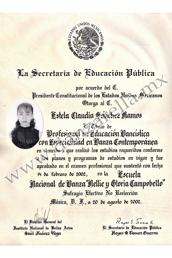 Lic en Educacion Dancistica